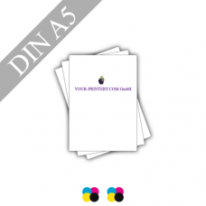 Flyer | 246gsm linen paper white | DIN A5 | 4/4-coloured